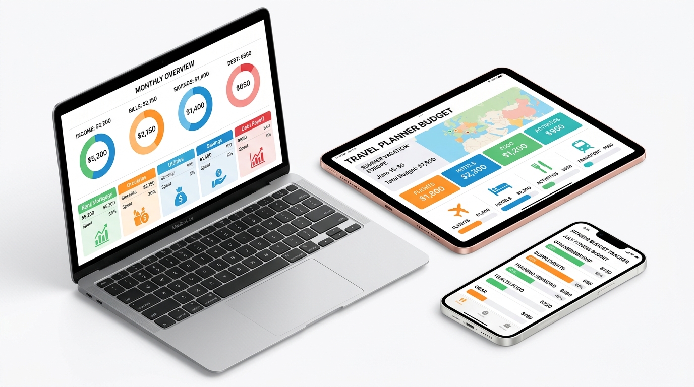 CLARITY Collection &mdash; Finance, Travel, and Fitness Trackers on all devices